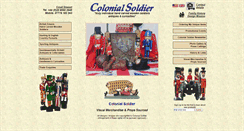 Desktop Screenshot of colonialsoldier.com
