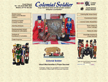 Tablet Screenshot of colonialsoldier.com